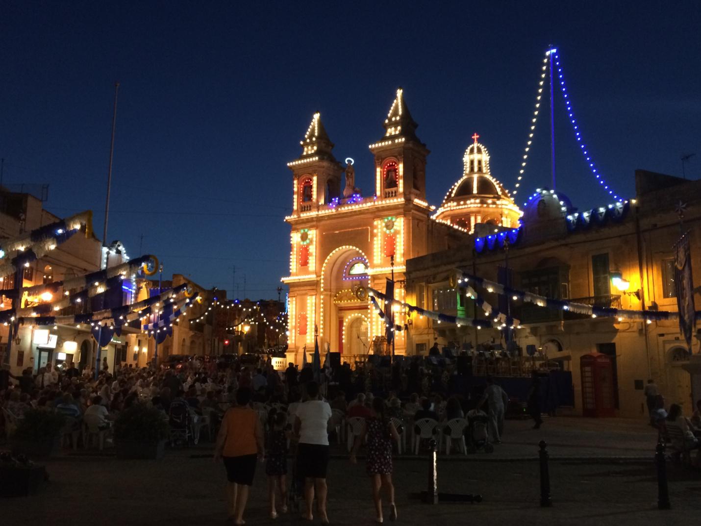 Malta - Festa w miejscowości Marsaxlokk